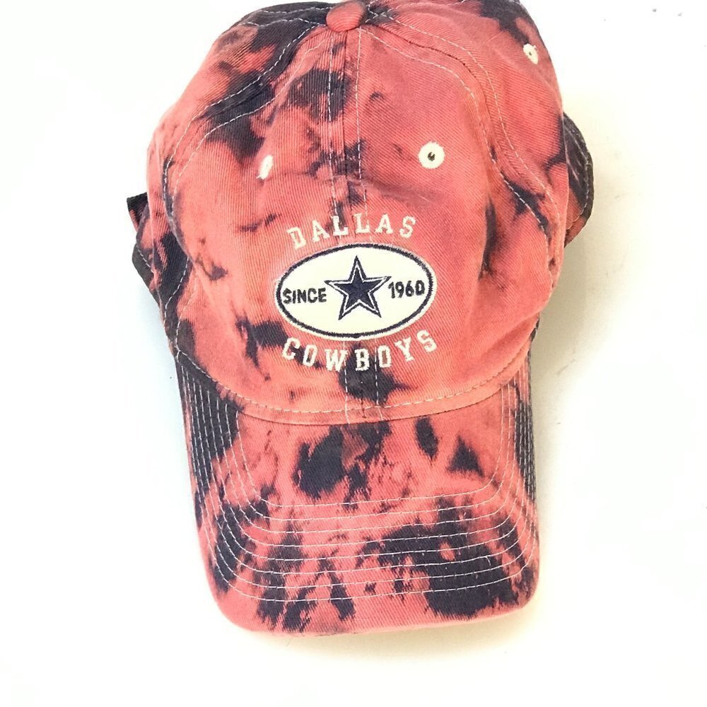 Tye Dye NFL Dallas Cowboys Adjustable Cap Hat - Picture 3 of 12